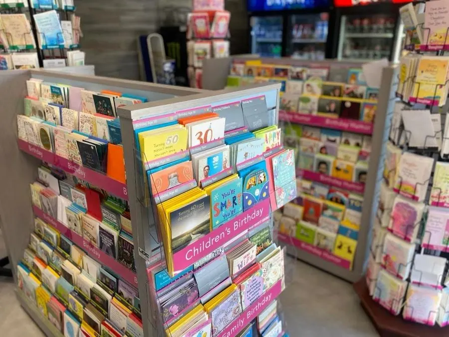 Greeting Cards at Valencia Car Wash gift store