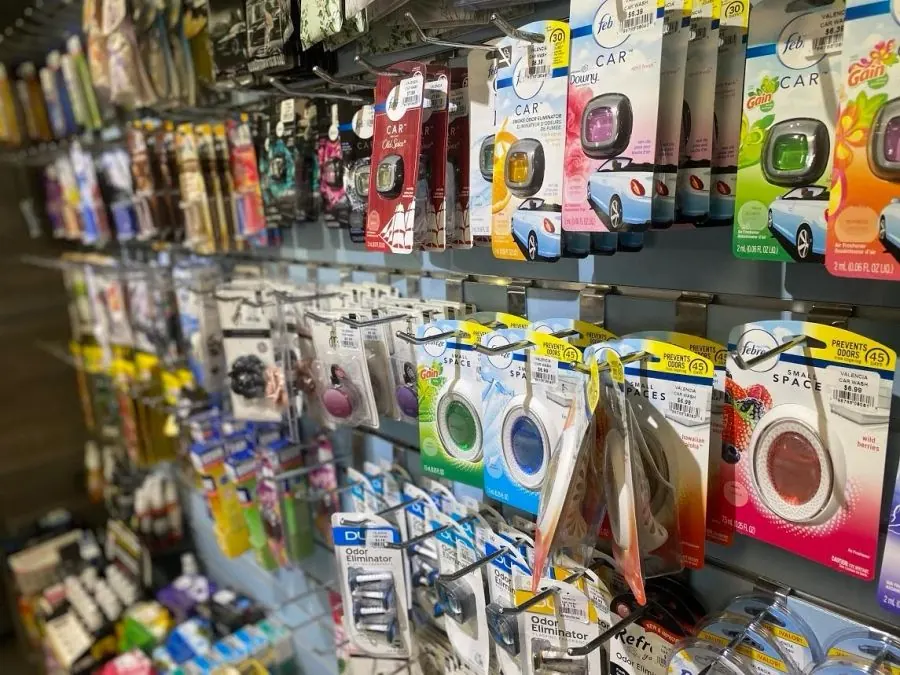 Cleaning Products at Valencia Car Wash gift store
