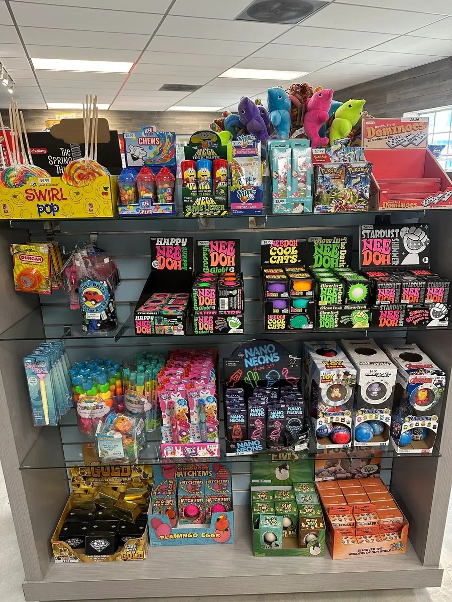 Novelty and Gifts at Valencia Car Wash gift store