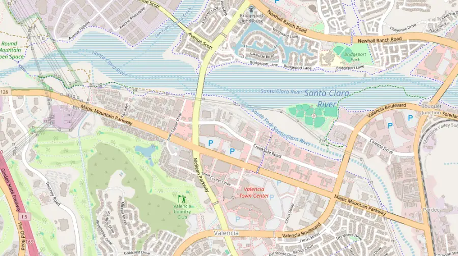 Valencia Car Wash location map